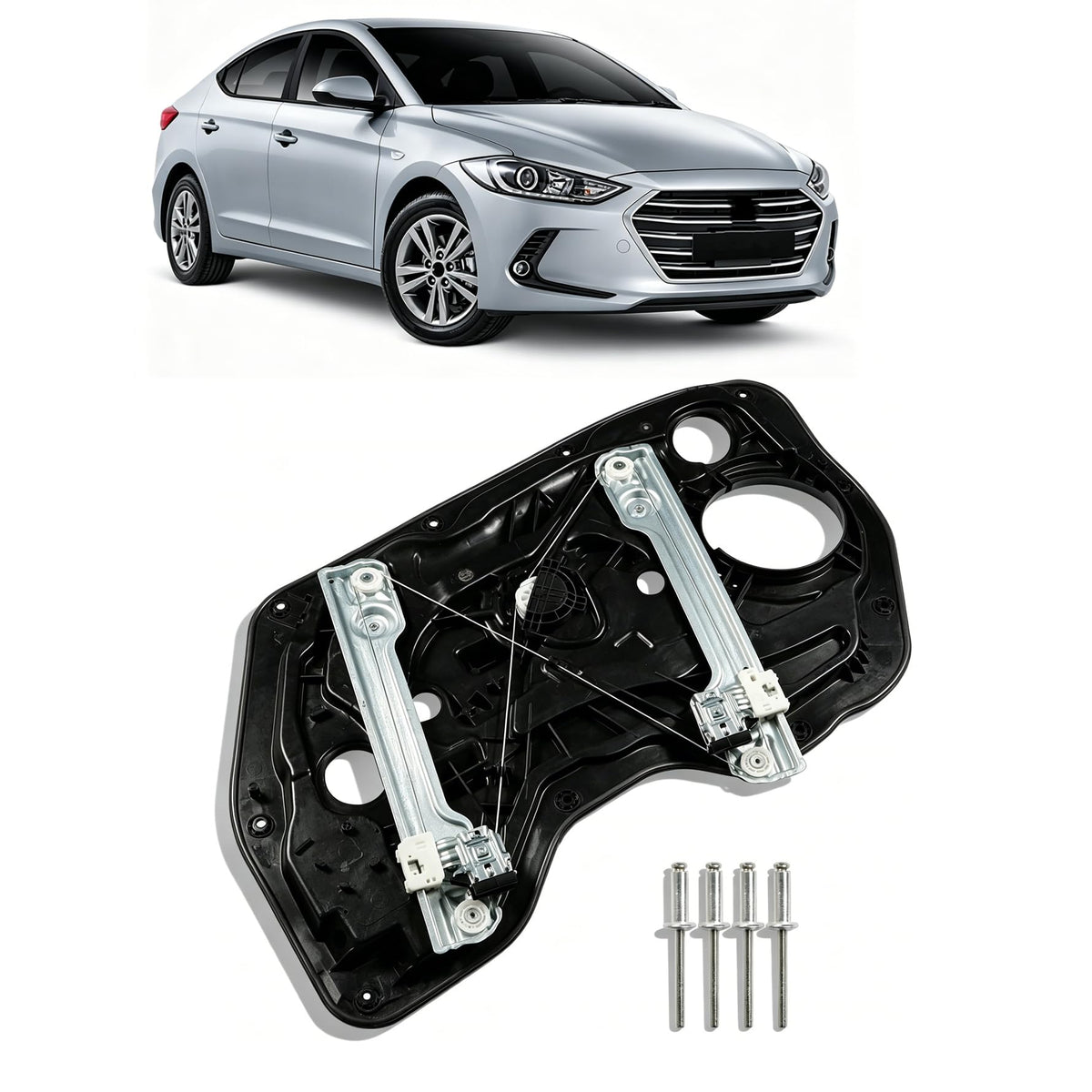 munirater front-left assembly overview showing fit and restoration benefit