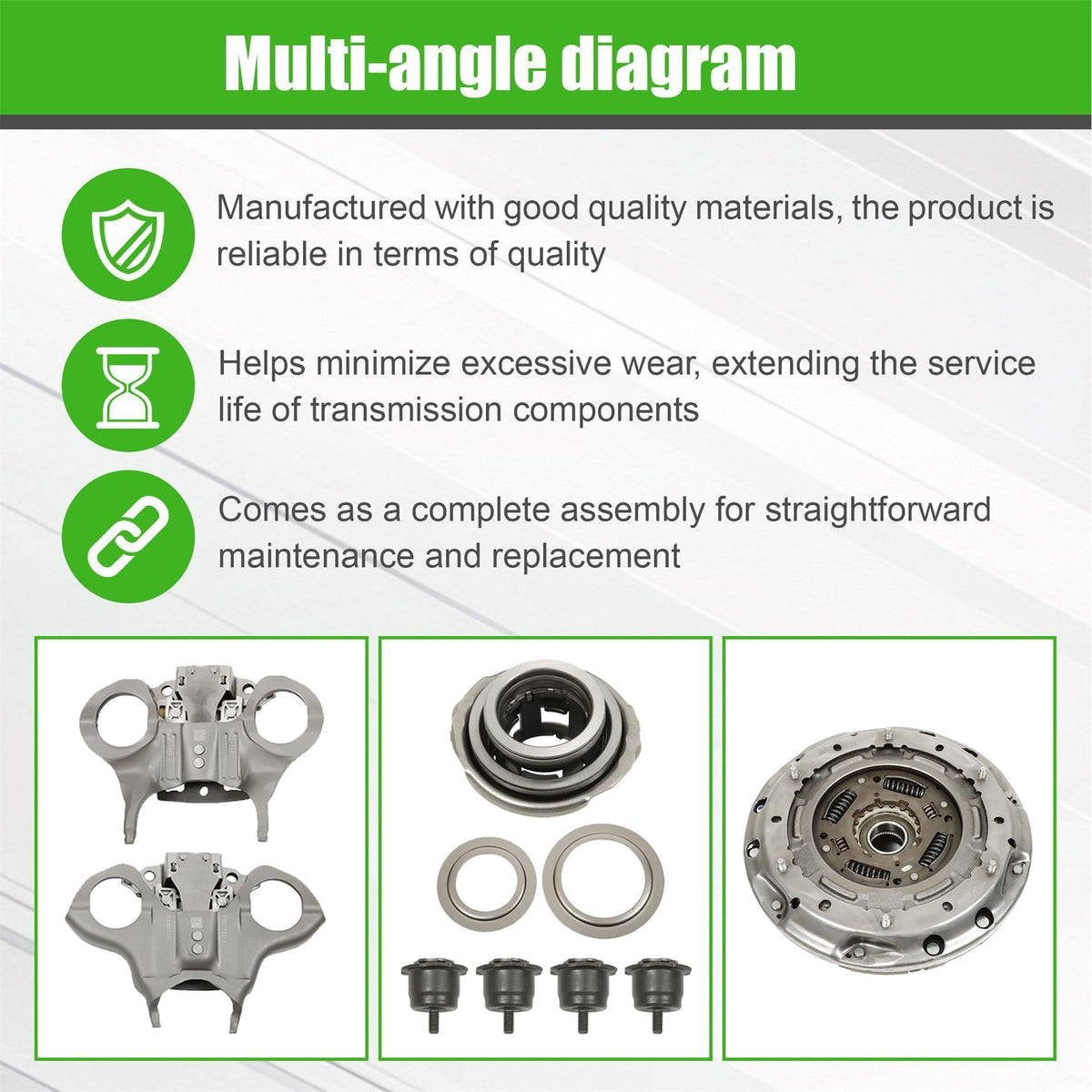 munirater clutch kit in mechanic hands illustrating easy handling and professional fit