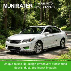 munirater installed on Accord front demonstrates clean factory look