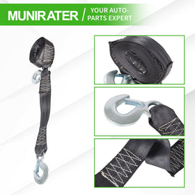 munirater coiled 20-foot strap showing ample length benefit