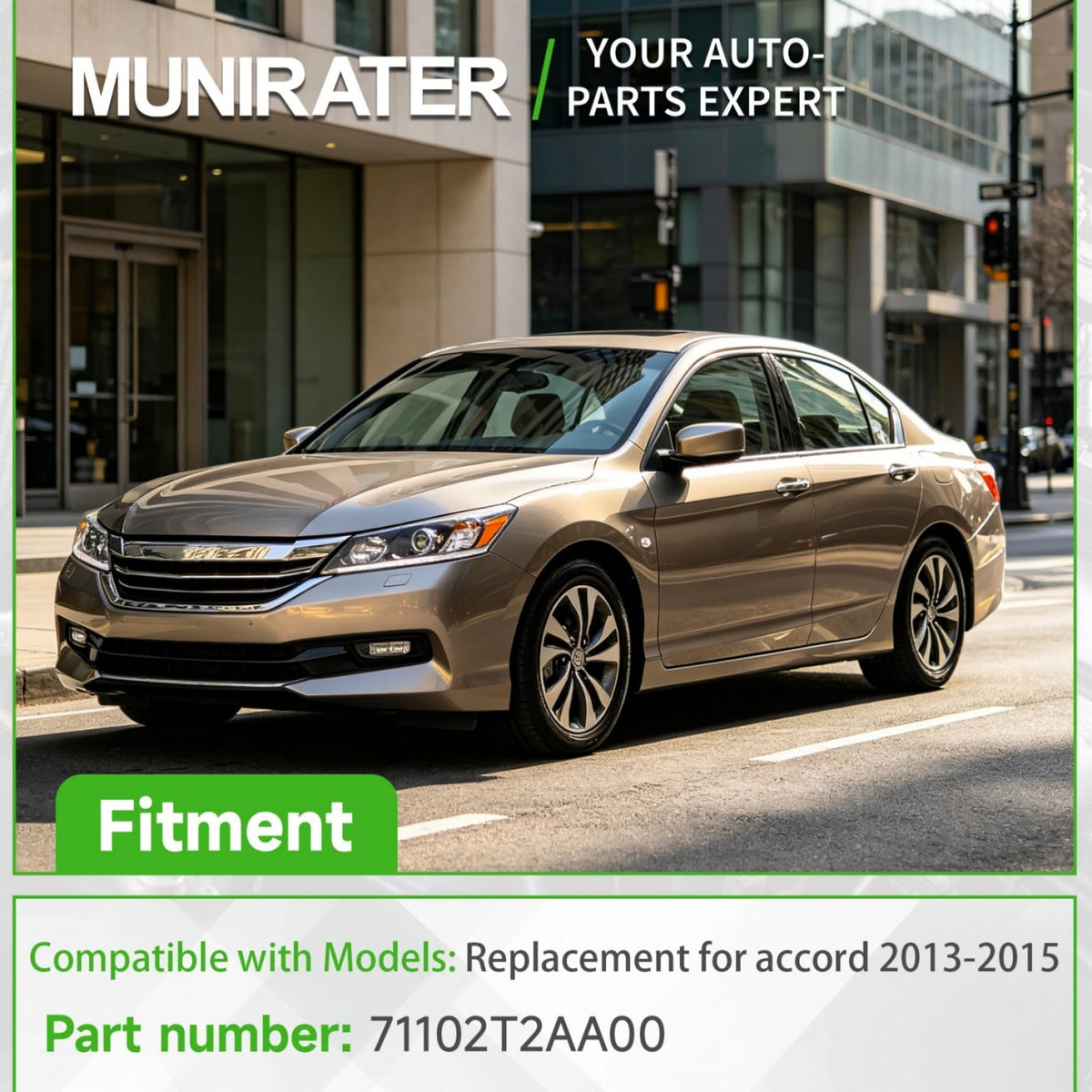 munirater size scale with ruler shows accurate dimensions for fitment