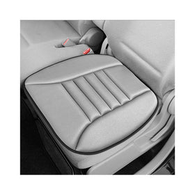 MUQIDA front view of gray seat cushion showing breathable cover and neat seams for lasting comfort