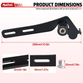 MurDvll packaging with included L-wrench and screws for easy installation