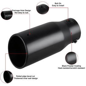 MuRealy small bottom drain holes, prevent water buildup and corrosion