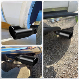 MuRealy on parked truck rear, adds sporty look and deeper exhaust tone