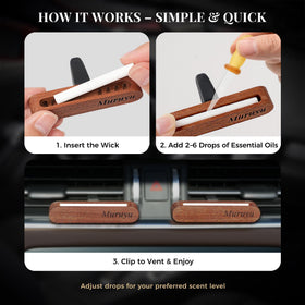 Muruyu silicone sleeve on vent clip protecting vents from scratches and preserving finish