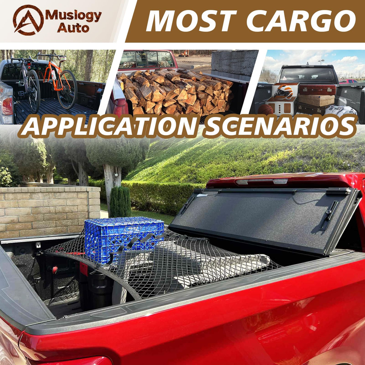 Muslogy net holding groceries neatly for safer transport