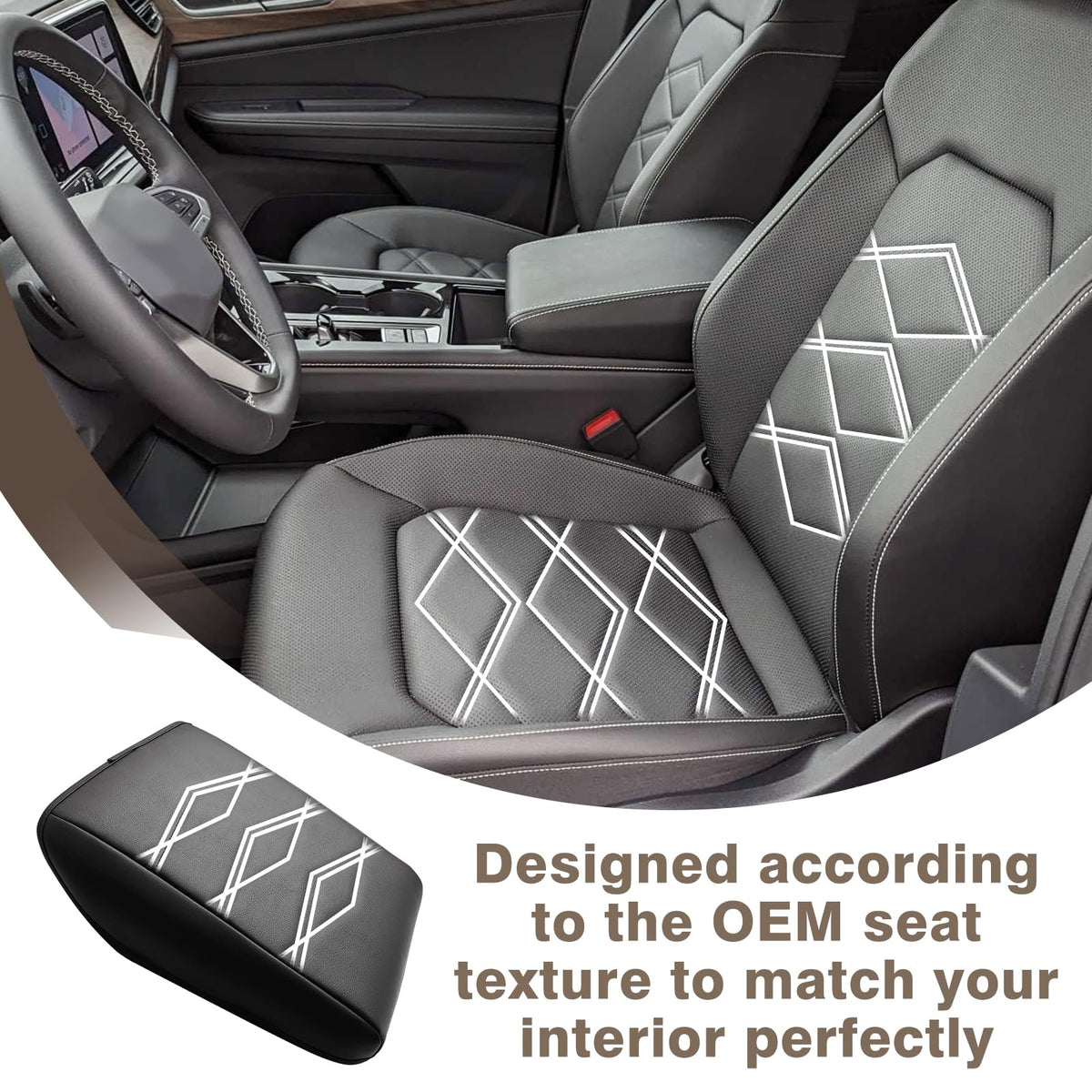 Muslogy close-up vegan leather texture highlighting breathable, skin-friendly surface