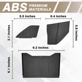Muslogy close-up ABS texture highlighting durable material and heat resistance