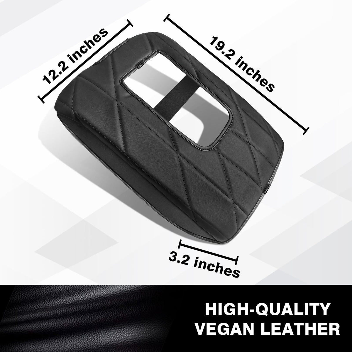 Muslogy close-up of vegan leather texture highlighting breathable surface