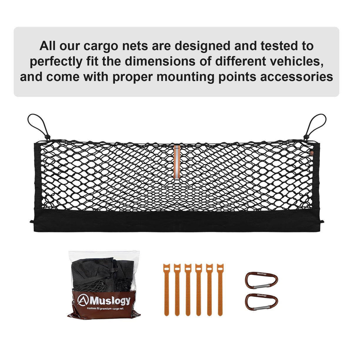 Muslogy reinforced edge wrap closeup protecting net from deformation