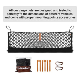 Muslogy reinforced edge wrap closeup protecting net from deformation