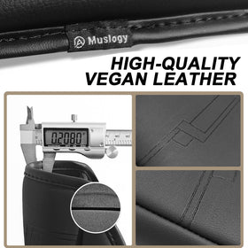 Muslogy underside elastic strap detail illustrating easy tool-free installation