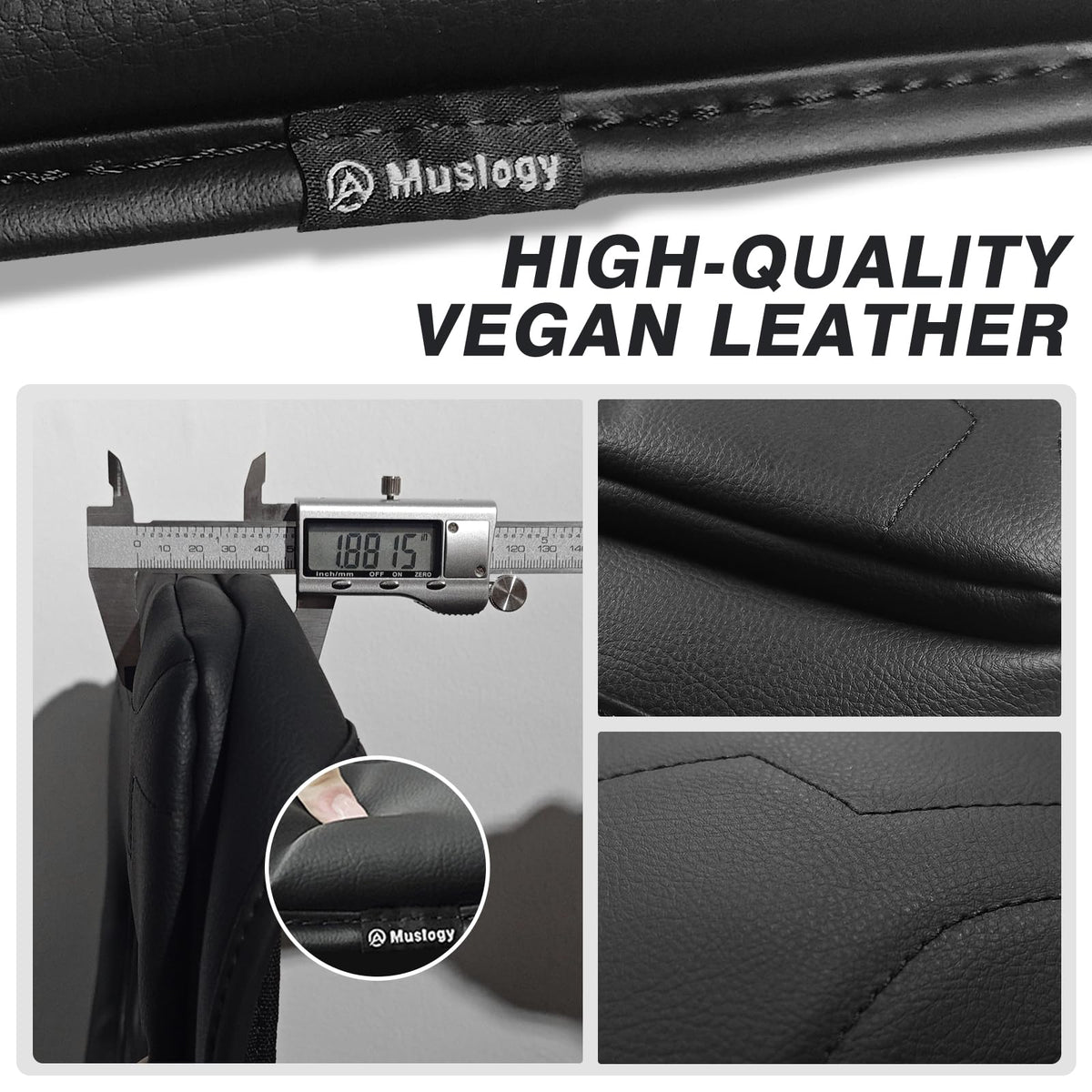 Muslogy elastic straps installation detail for secure easy fit