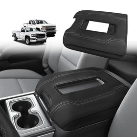 Muslogy front view of console cover showing clean fit and protection