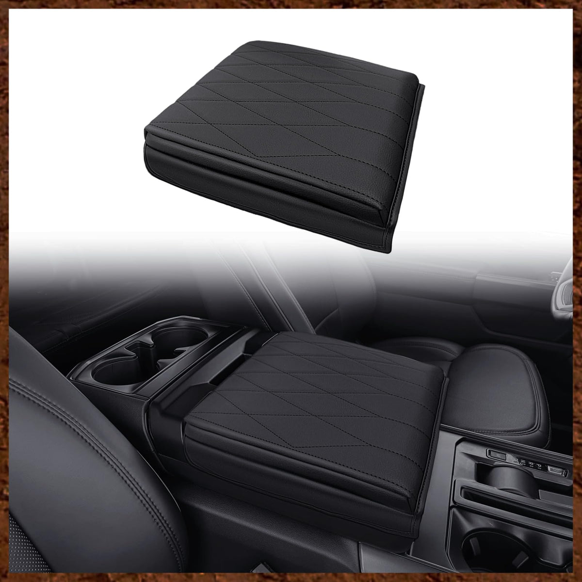 Muslogy front view console cover showing clean fit and improved comfort