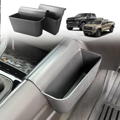 Muslogy front view of console organizer showing fit and clean finish benefits