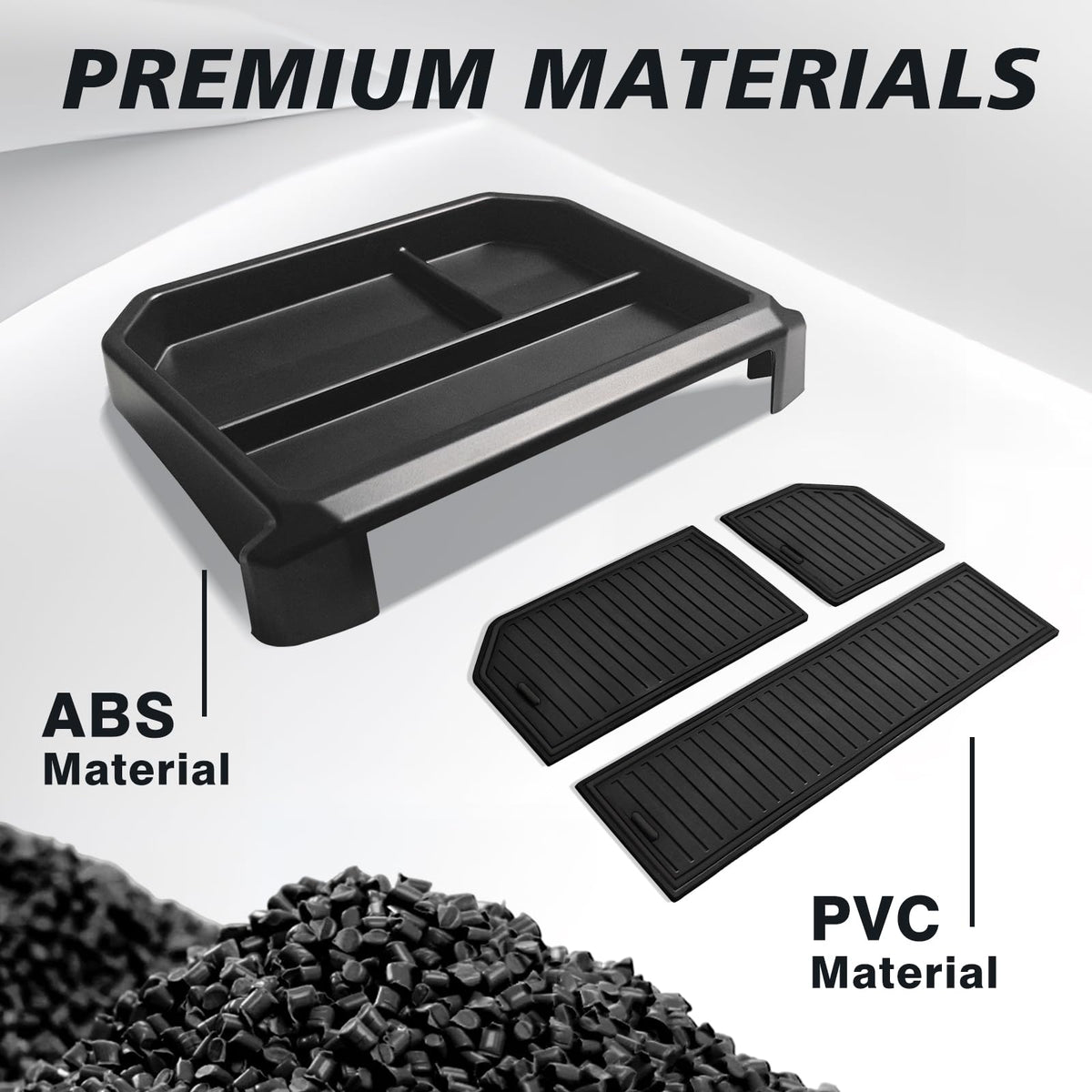 Muslogy insert mat detail showing anti-slip surface to prevent item movement
