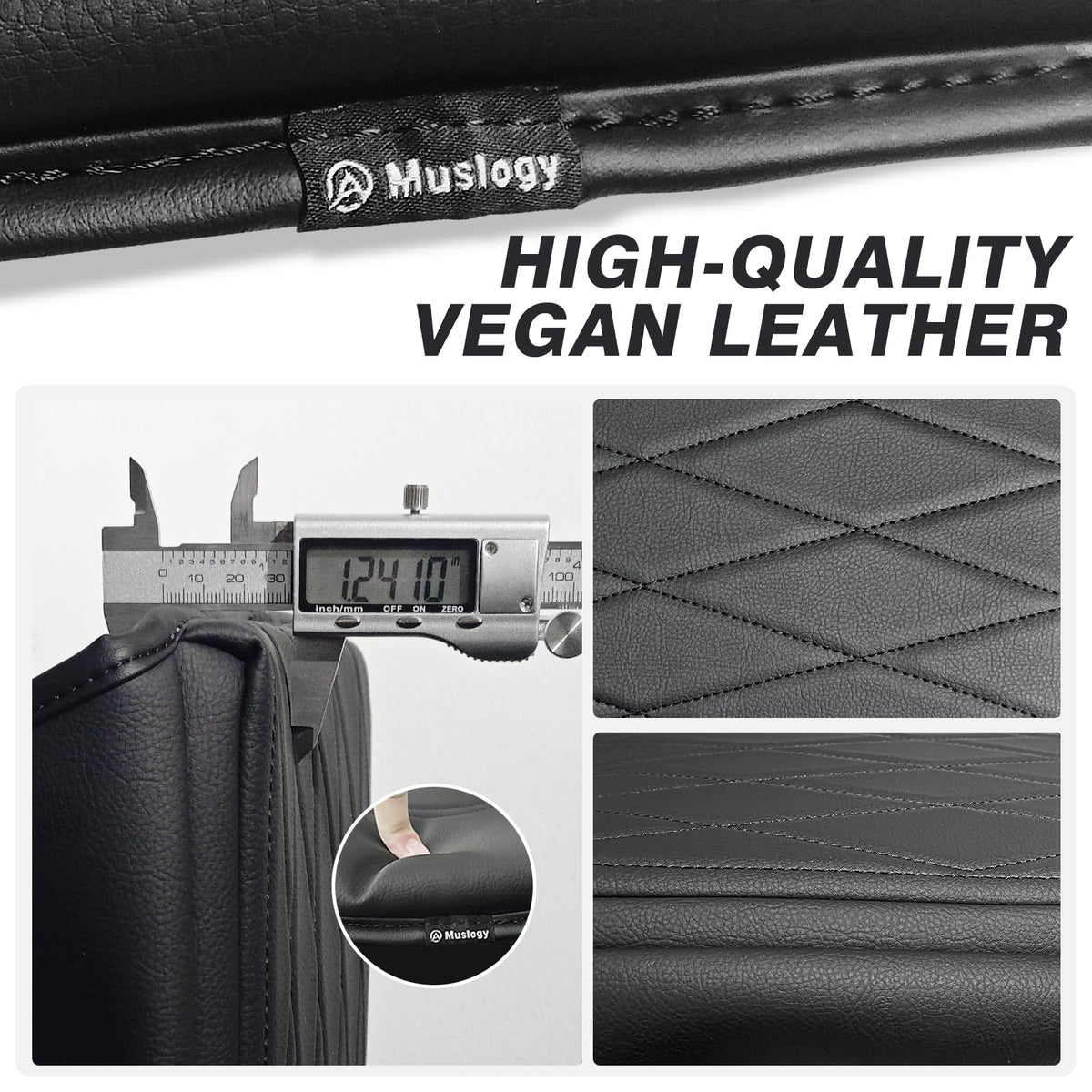 Muslogy installed in Ford F-150 interior demonstrating OEM-like fit and style