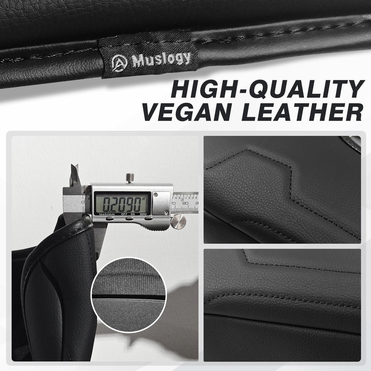 Muslogy installed on Silverado center console demonstrating snug fit