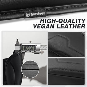 Muslogy installed on Silverado center console demonstrating snug fit