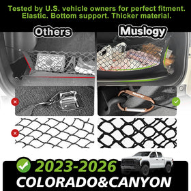 Muslogy installed in trunk showing organized cargo and safer driving