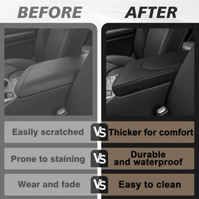 Muslogy lifestyle in car setting showing enhanced interior and protection