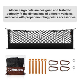 Muslogy in lifestyle open trunk scene showing tidy cargo and quick access