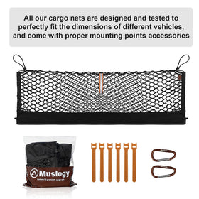 Muslogy lifestyle photo with sports gear showing organized trunk convenience