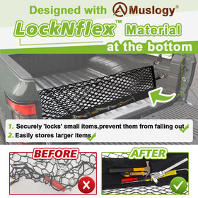 Muslogy metallic clip detail showing heavy-duty hook for strong anchoring
