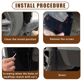 Muslogy branded packaging and install guide showing included components