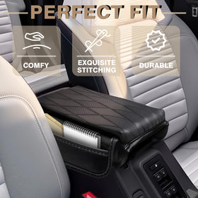 Muslogy side profile installed on Bronco console demonstrating tailored fit