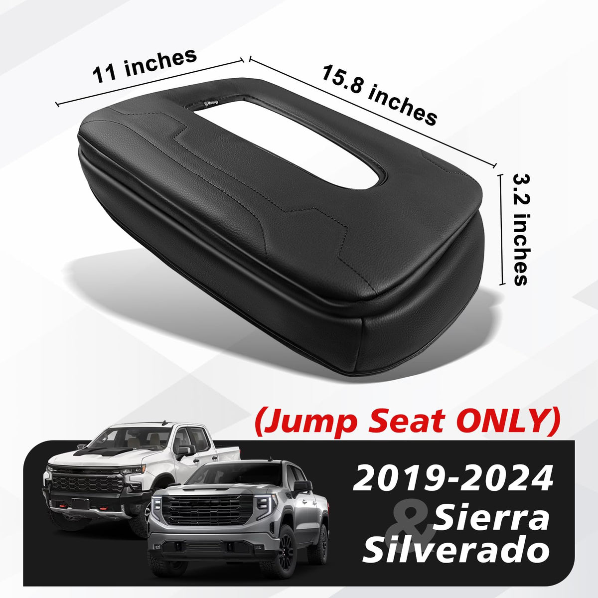 Muslogy side profile showing 1.88-inch extra-thick padding benefit