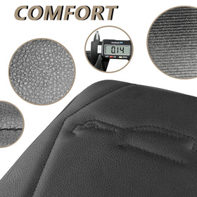 Muslogy detailed stitching closeup highlighting durable seam protection