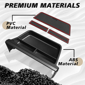 Muslogy top-down view revealing compartment space for daily items