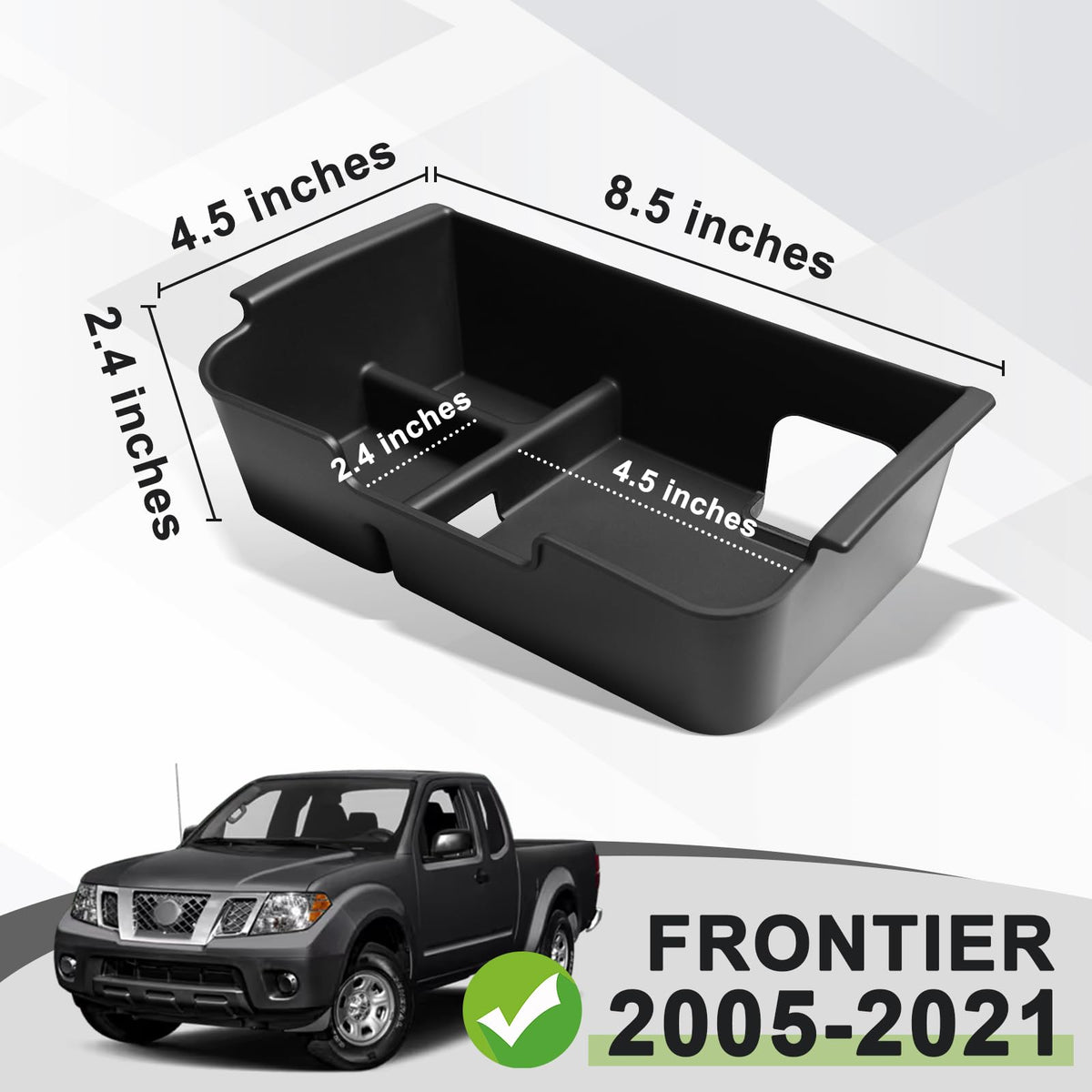 Muslogy top view of divider displaying compartment layout for organized storage