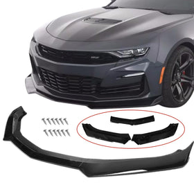 MUTUSAISI front view on Camaro showing aggressive lower fascia benefit