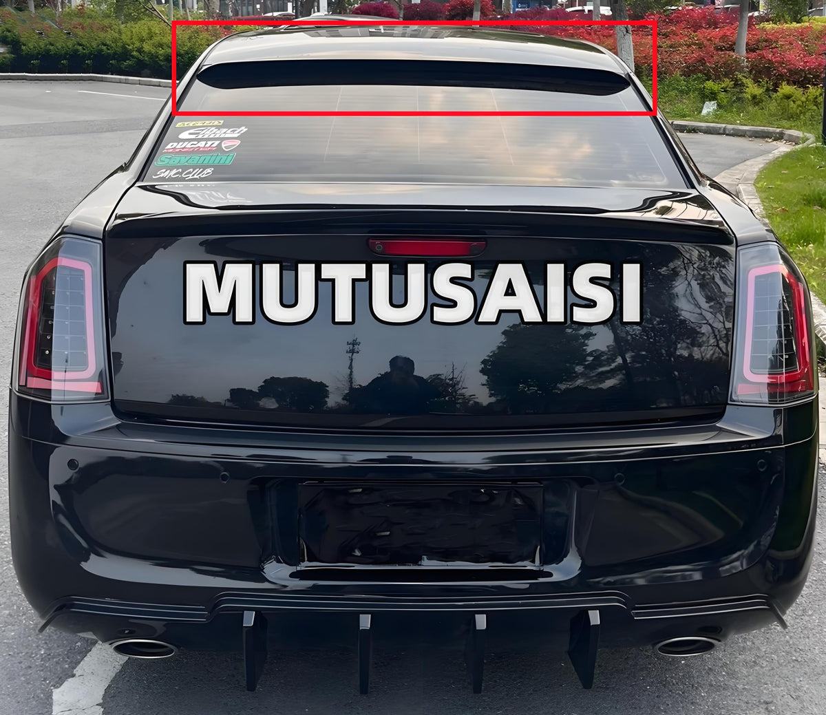MUTUSAISI side profile installed on Chrysler 300 showing aerodynamic styling benefit