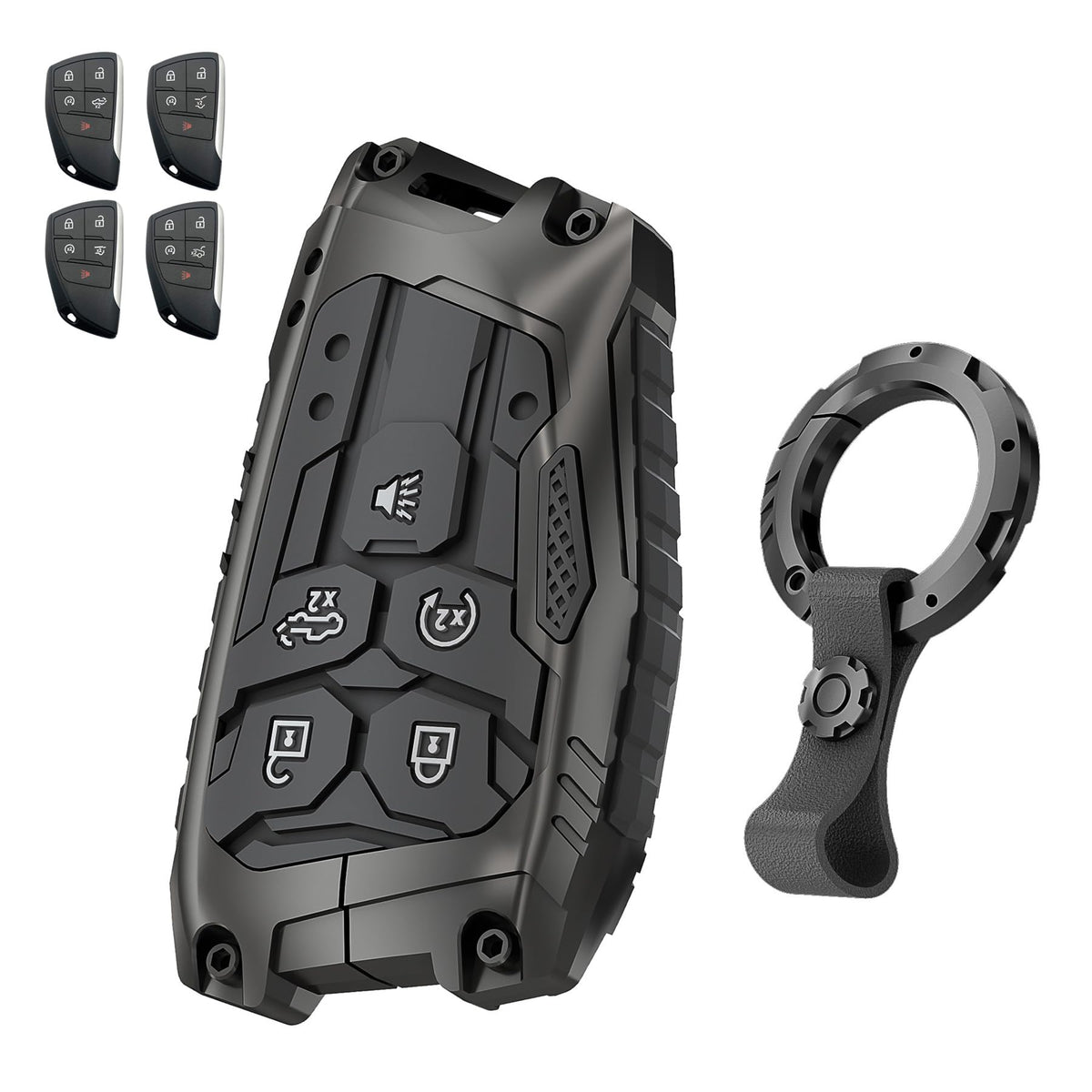 Muxkenper front zinc-alloy cover showing premium protection and style