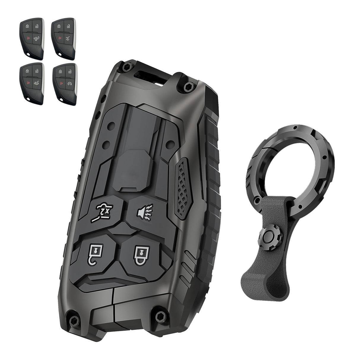 Muxkenper zinc-alloy front cover showing premium finish and protection