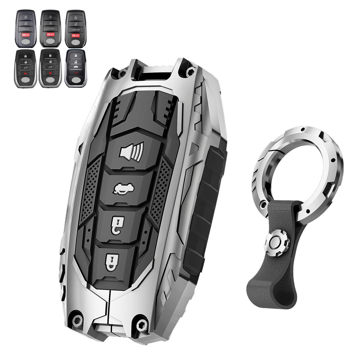 Muxkenper front view zinc alloy cover showing premium finish and durable protection