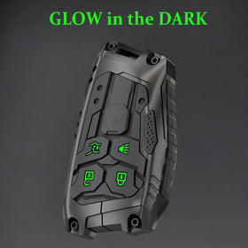Muxkenper key on desk in lifestyle scene highlighting stylish protection