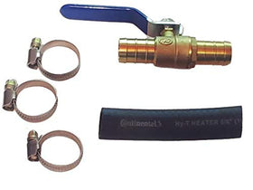 Muzzys kit components laid out for scale to show included hoses and clamps
