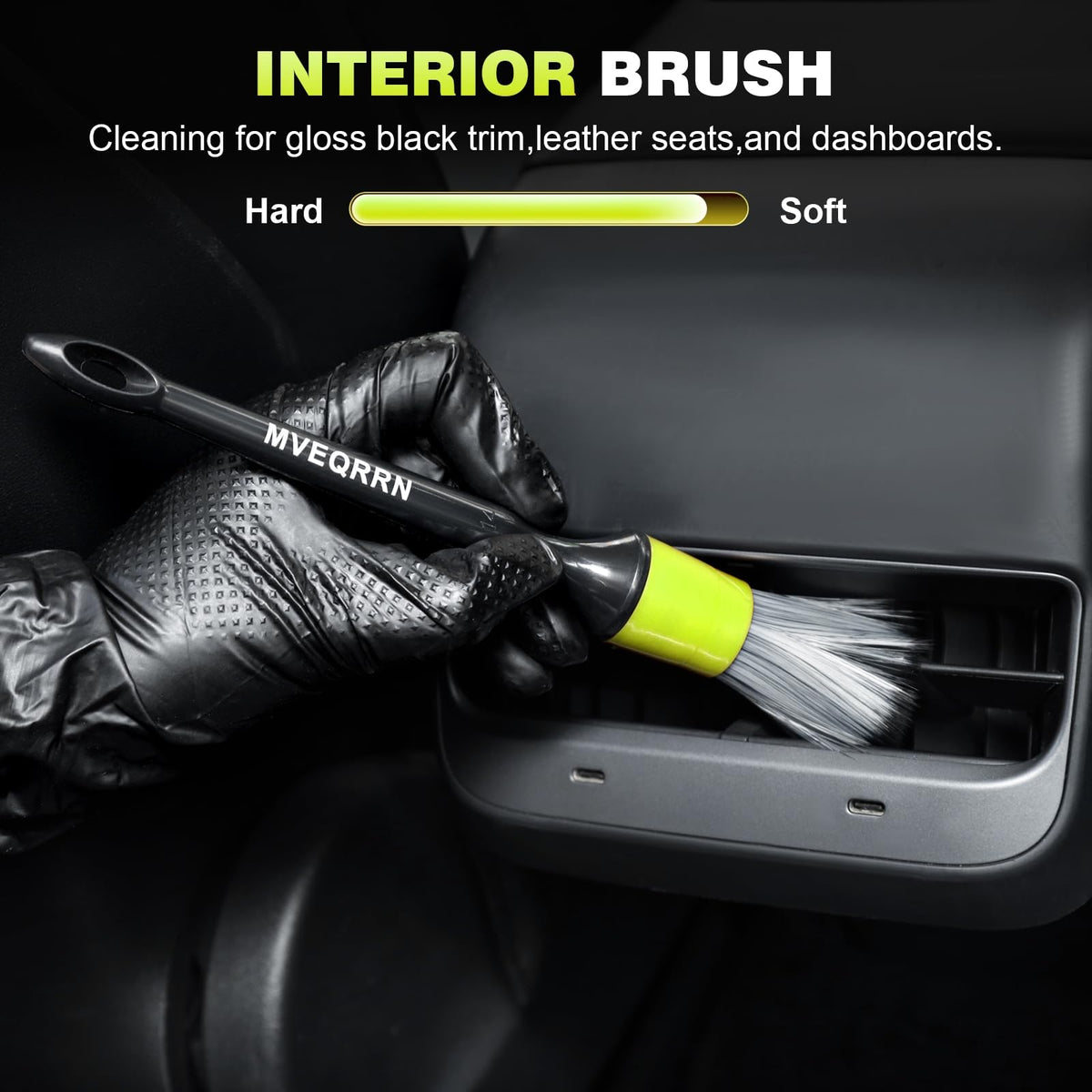 MVEQRRN dual head vent brush cleaning air vent for faster dust removal