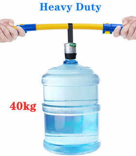 MVEQRRN extendable aluminum handle detail highlighting sturdy, rust-resistant construction