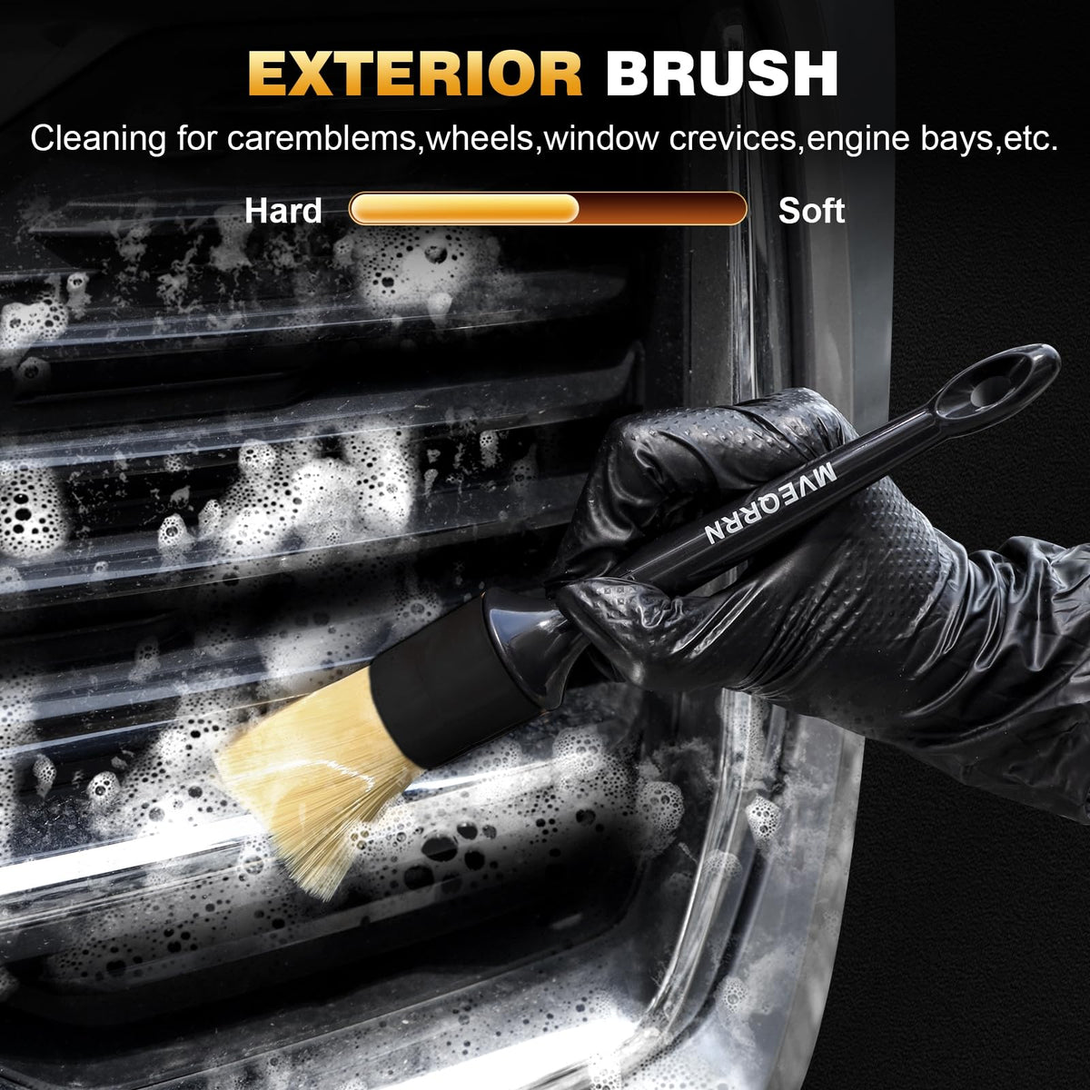 MVEQRRN ultra-soft dust brush on dashboard protecting screens and trim