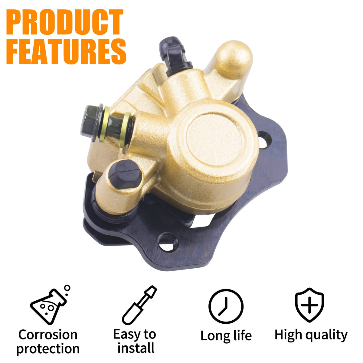 MWMNUN caliper mounted on go-kart demonstrating easy installation benefit