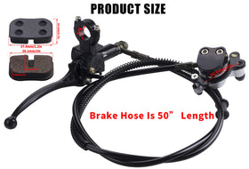 MWMNUN master cylinder mounted on 7/8" handlebar for ergonomic lever control