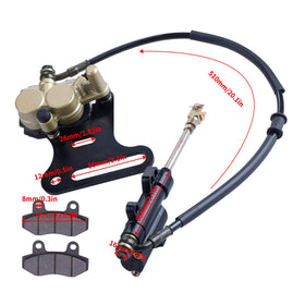 MWMNUN master cylinder side profile illustrating compact design and easy routing benefit