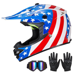 MXJ Gear front helmet view showing sturdy shell and clear safety design